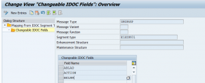 Editing idoc content configuration