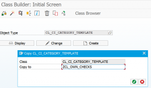 Custom SCI copy category