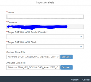 Readiness tool import analysis