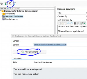 SODIS routing test