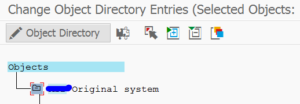 Change object directories objects list