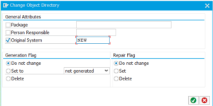 Change to new original system