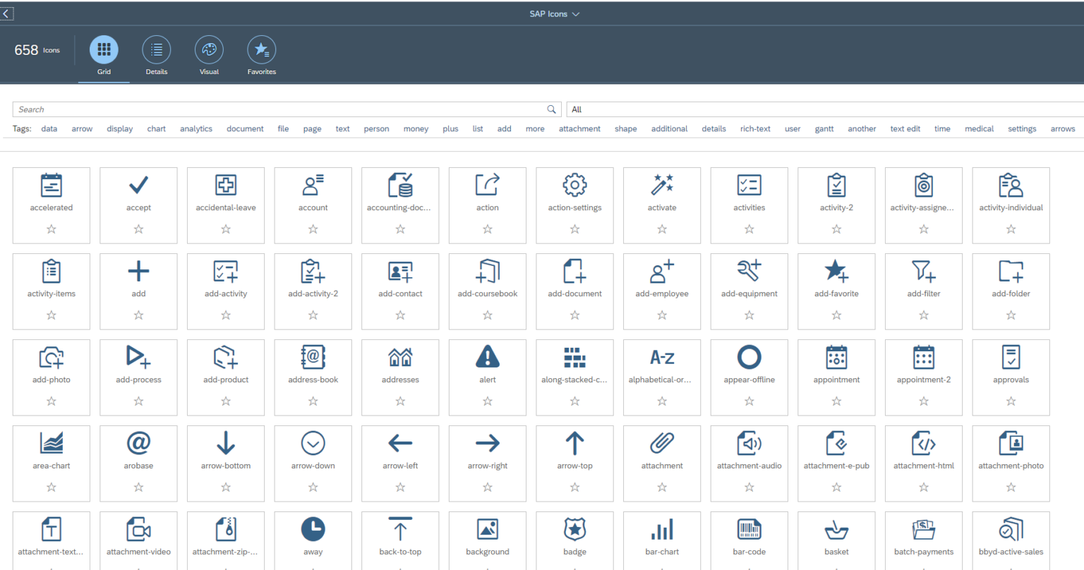 Abap Icon Codes